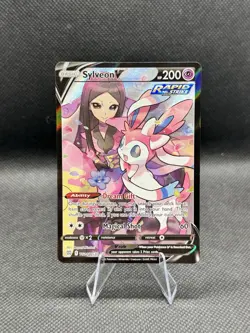 Pokemon TCG Sylveon v Trainer Gallery Holo TG14/TG30 Brilliant Stars NM - Image 1