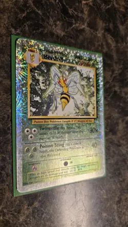 Pokemon TCG Beedrill 20/110 Legendary Collection Reverse Holo Rare LP Condition - Image 2