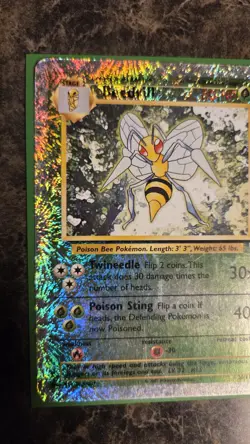 Pokemon TCG Beedrill 20/110 Legendary Collection Reverse Holo Rare LP Condition - Image 3