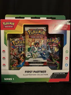 Pokemon TCG First Partner Illustration Collection Series 1 Box English Promo - Image 1