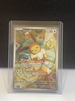 Pokemon Eevee SV Scarlet & Violet Promo 173 Holo Boosted Evolution 50 HP Eng - Image 1