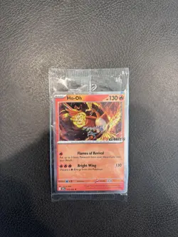 Pokemon TCG Ho-Oh EB Games Stamped Promo 010/086 Chaos Rising Preorder (SEALED!) - Image 1