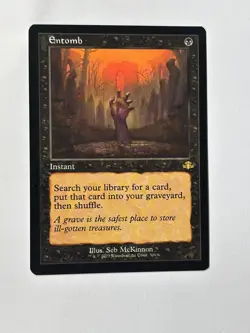 Entomb (Retro Frame) Dominaria Remastered Magic the Gathering MTG - Image 1