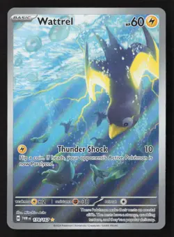 Wattrel - Illustration Rare Holo TWM 178/167 NM Pokemon TCG - Image 1