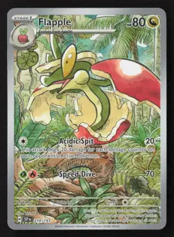 Flapple Illustration Rare Holo SSP 210/191 NM Pokemon TCG - Image 1