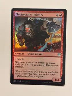 Electrostatic Infantry Dominaria United Foil Magic the Gathering MTG - Image 1