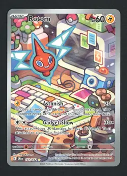 Rotom 197/182 SV10: Destined Rivals Holofoil Illustration Rare Pokemon TCG - Image 1