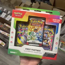 Pokemon TCG First Partner Illustration Collection Series 1 DAMAGED BOX - Image 1