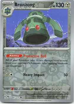 Bronzong 067/131 Scarlet & Violet: Prismatic Evolutions Uncommon NM Pokemon TCG - Image 1