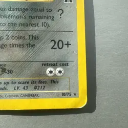 Holo Swirl Scizor 10/75 Neo Discovery Holo Rare Unlimited Pokemon Excellent/NM - Image 5