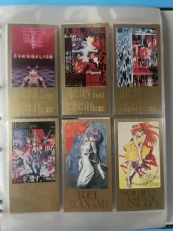 Evangelion Carddass Masters Wide 1st Ed 132 Cards Full Set Japan 1997 Anime F/S - Image 2