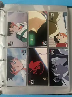 Evangelion Carddass Masters Wide 1st Ed 132 Cards Full Set Japan 1997 Anime F/S - Image 3