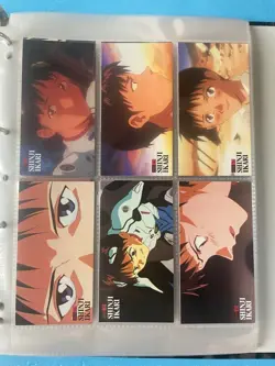 Evangelion Carddass Masters Wide 1st Ed 132 Cards Full Set Japan 1997 Anime F/S - Image 4