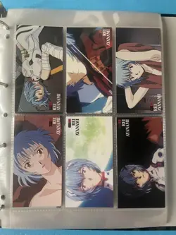 Evangelion Carddass Masters Wide 1st Ed 132 Cards Full Set Japan 1997 Anime F/S - Image 5