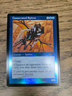 Consecrated Sphinx Retro Frame Foil Secret Lair Promo 2026 Magiccon NM - Image 2