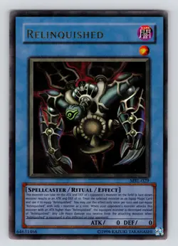 YuGiOh! Relinquished Magic Ruler MRL-029 Unlimited Ultra Rare MP - Image 1