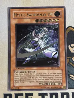 Mystic Swordsman Lv6 Ultimate Rare 1st Edition RDS-EN008 Yu-Gi-Oh! NM EURO - Image 3