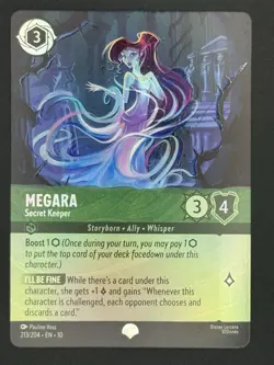 Megara - Secret Keeper 213/204 Epic Whispers in the Well l Disney LORCANA - Image 2