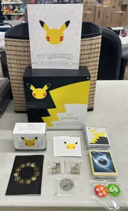 Pokemon Center Exclusive Celebrations Elite Trainer Box ETB 25th Opened No Packs - Image 1