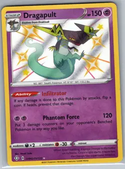 Dragapult SV062/SV122 Shining Fates: Shiny Vault - Pokemon Card - NM - Image 1