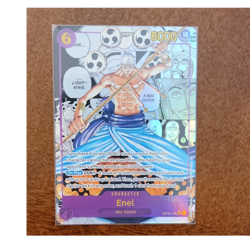 Bandai One Piece CCG Enel OP15-118 Holo Super Rare Character Card 8000 Power - Image 1