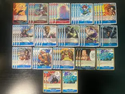 ONE PIECE TCG – Red/Blue Portgas D. Ace Deck – 51 Card Ready to Play – EN - Image 1