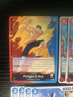 ONE PIECE TCG – Red/Blue Portgas D. Ace Deck – 51 Card Ready to Play – EN - Image 2