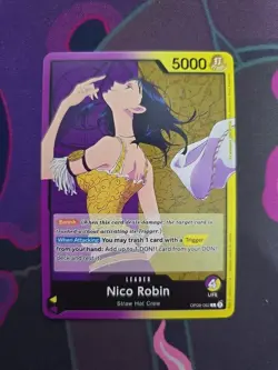 OP09-062 Nico Robin Leader One Piece TCG English Card - Image 1