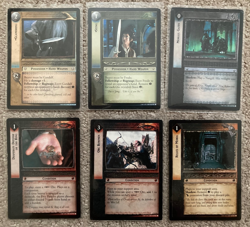 Lord of the Rings LOTR TCG rare lot: 6 Fellowship cards Played condition - Image 1