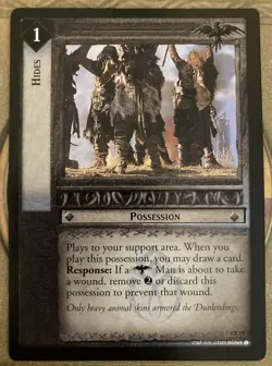 LOTR TCG Hides 4R19 Two Towers NM! Dunland Card (Decipher) - Image 1