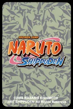 2007 Naruto Shippuden Shonen Jump Shikamaru Nara Poker Card #6 - Image 2