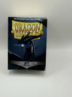 Matte Jet 100 ct Dragon Shield Sleeves Standard Size - Image 1