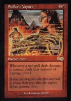 Sulfuric Vapors - Urza's Saga: #220, Magic: The Gathering Nm R40 - Image 1