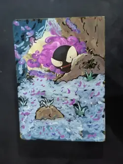 Gastly full art custom painting by JWindArt ACEO custom Pokemon TCG - Image 1