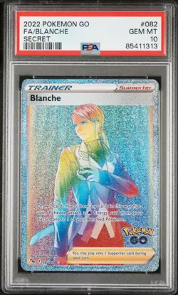PSA 10 - Pokemon GO - Blanche - 082/078 - Hyper Secret Rare - Image 1