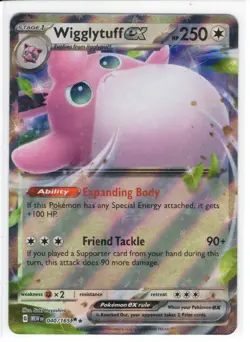 Pokemon TCG - SV 151 - Wigglytuff EX - 040/165 - Double Rare - Image 1