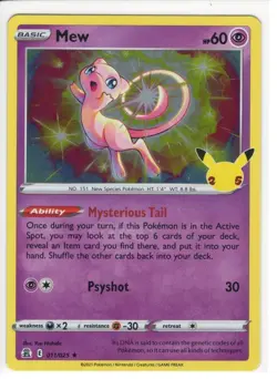Pokemon TCG - Celebrations - Mew - 011/025 - Holo Rare - Image 1