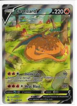 Pokemon TCG - 2022 Black Star Promo - Charizard V - SWSH260 - Image 1
