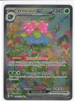 Pokemon TCG - MEW EN - Venusaur EX - 198/165 - Special Illustration Rare - Image 1