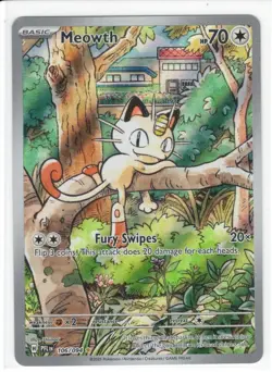 Pokemon TCG - PFL EN - Meowth - 106/094 - Illustration Rare - Image 1