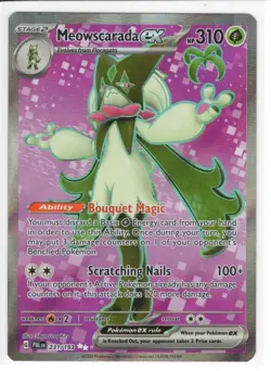 Pokemon TCG - PAL EN - Meowscarada EX - 231/193 - Full Art Ultra Rare - Image 1