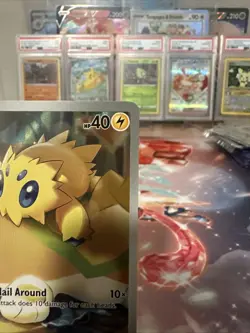 Pokemon Joltik 196/182 Illustration Rare Paradox Rift NM Condition - Image 3