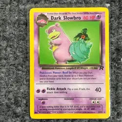 Vintage Pokemon Team Rocket Dark Slowbro 29/82 Rare LP - Image 1