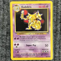 Vintage Pokemon Kadabra Legendary Collection 49/110 Psychic NM Uncommon WOTC - Image 1