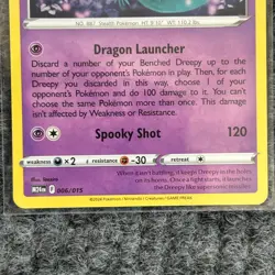 Pokemon TCG McDonald's 2024 Dragapult 006/015 Promo Near Mint - Image 4