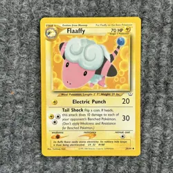Vintage Pokemon Neo Revelation Flaaffy 28/64 Regular Uncommon Very Good - Image 1