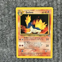 Pokemon Neo Genesis Regular Quilava 46/111 Stage 1 Uncommon Very Good - Image 1
