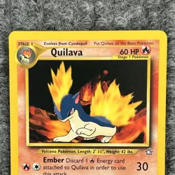 Pokemon Neo Genesis Regular Quilava 46/111 Stage 1 Uncommon Very Good - Image 3