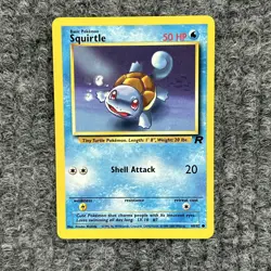 Vintage Pokemon Team Rocket Squirtle 68/82 Common NM WOTC - Image 1