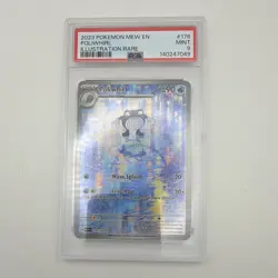 Pokemon TCG Scarlet & Violet 151 Poliwhirl 176/165 Illustration Rare Holo PSA 9 - Image 1